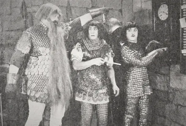 Tin Knights in a Hallroom