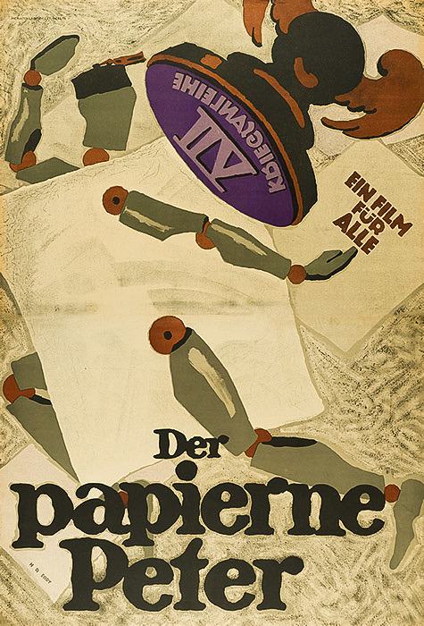 Der papierene Peter scene