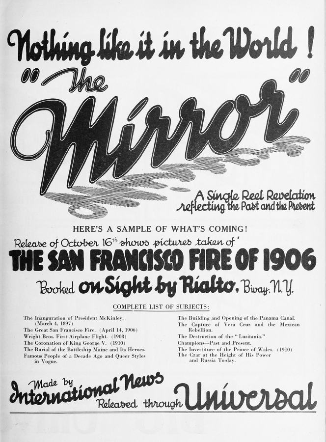 Mirror No. 2. San Francisco Fire