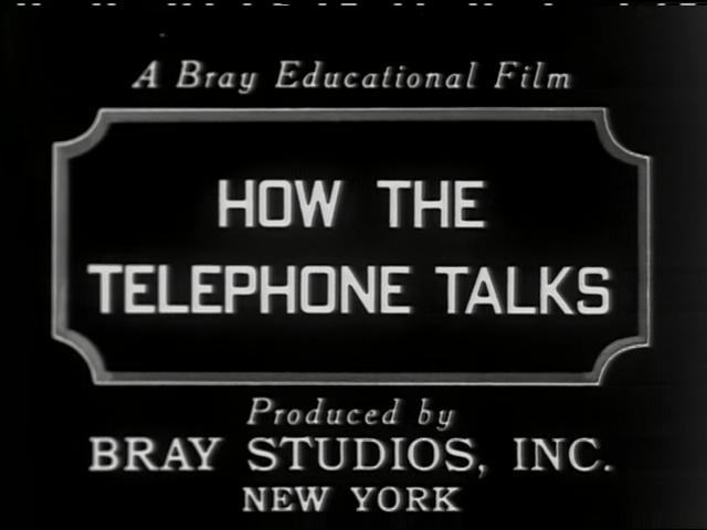How the Telephone Talks