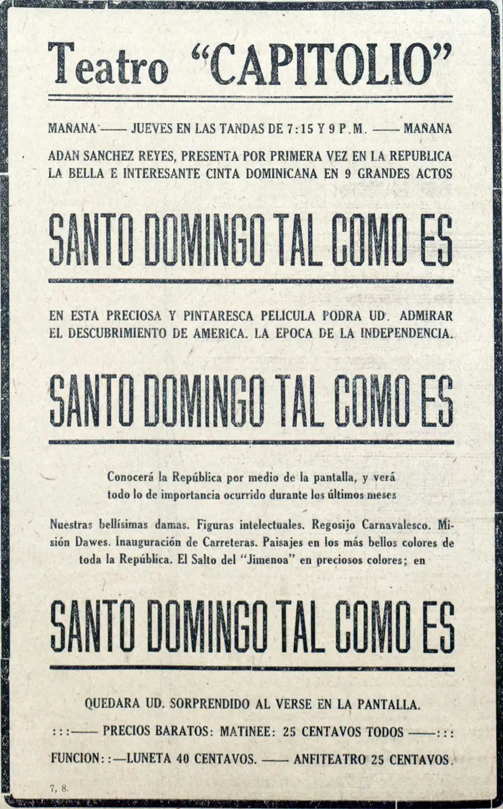 Santo Domingo tal como es