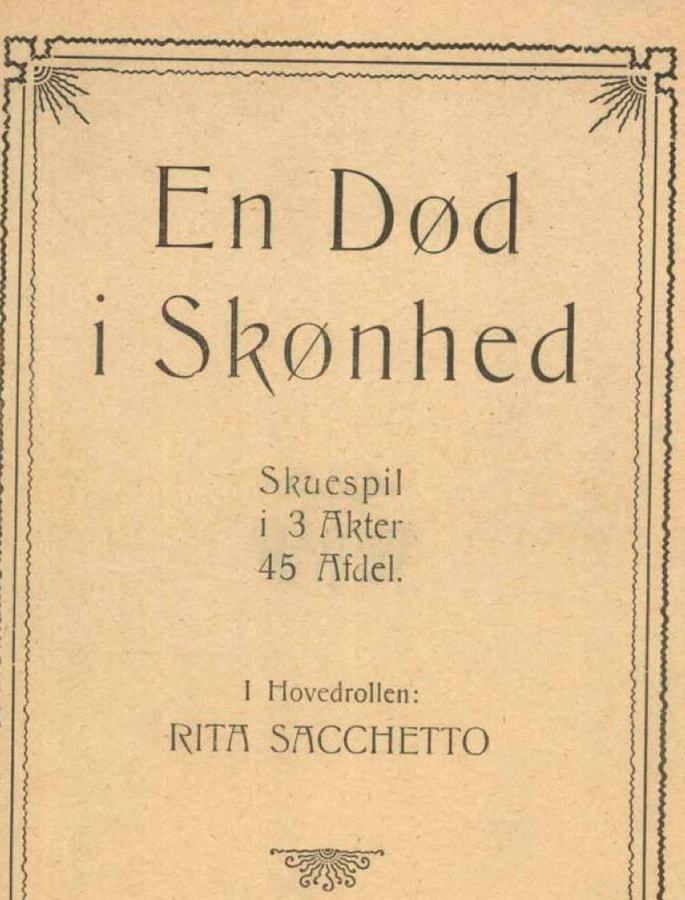En Død i Skønhed scene