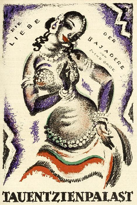Die liebe der Bajadere scene