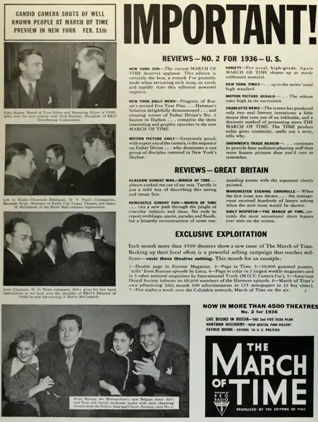 The March of Time, Vol. 2, No. 2