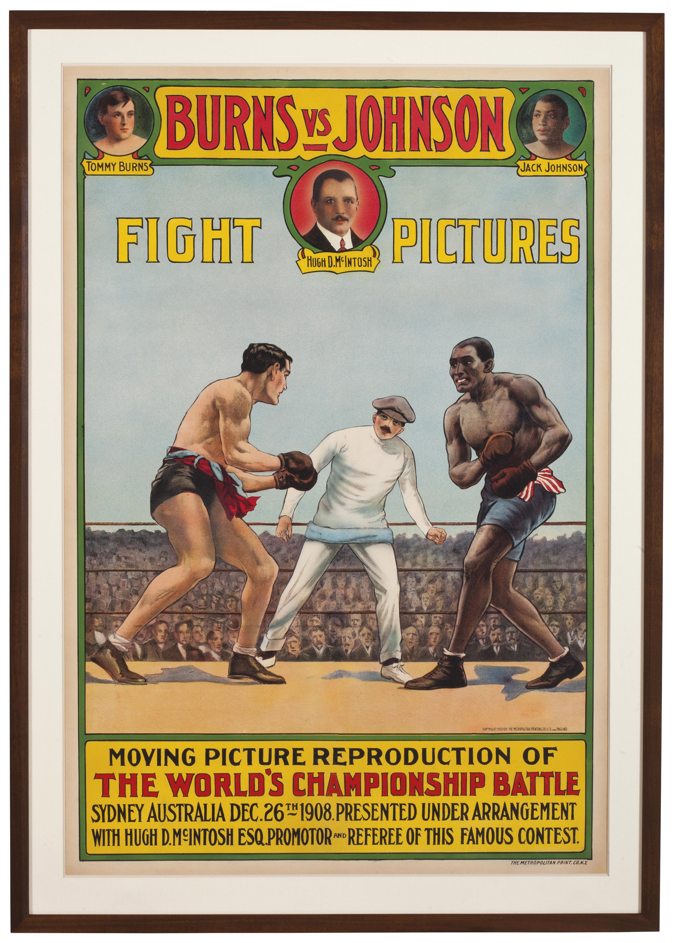 World's Heavyweight Championship Between Tommy Burns and Jack Johnson