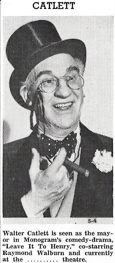 Walter Catlett